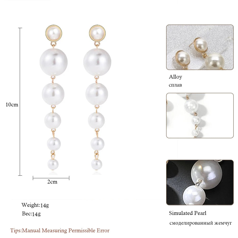 Elegante Perlenohrringe für Damen MySalvora