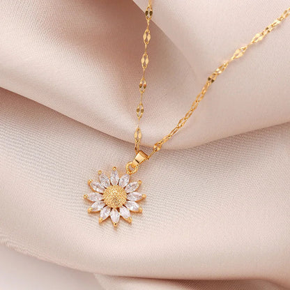 Sonnenblumen Kette für Damen MySalvora