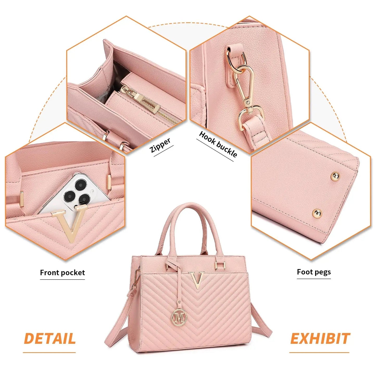 Miss Lulu Elegante Handtasche MySalvora