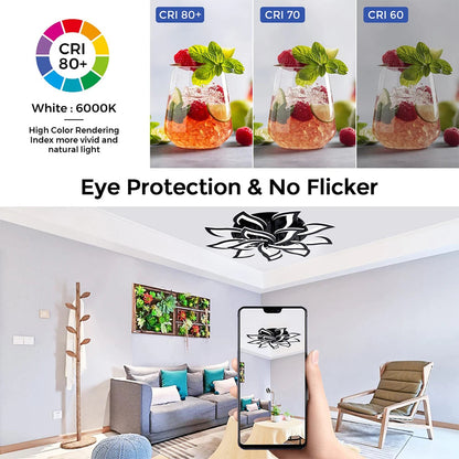 Stilvolle LED-Deckenbeleuchtung MySalvora