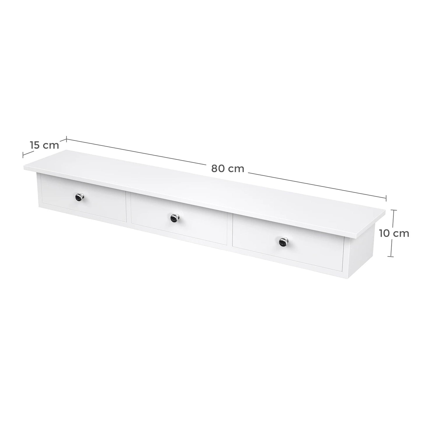 Schwebendes Regal mit Schubladen MySalvora