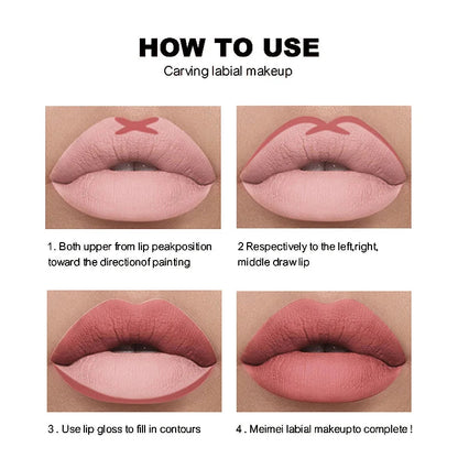 Matte Lippenkonturstifte Set MySalvora