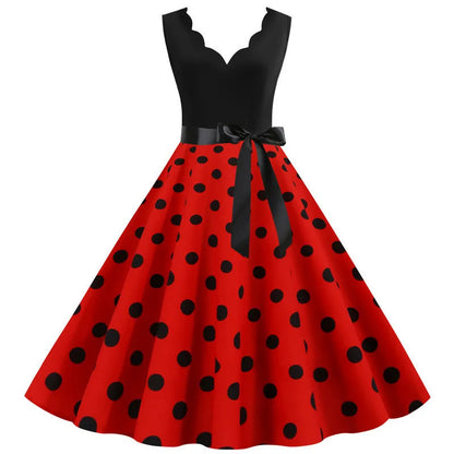 Sommerkleid Retro Punkte MySalvora