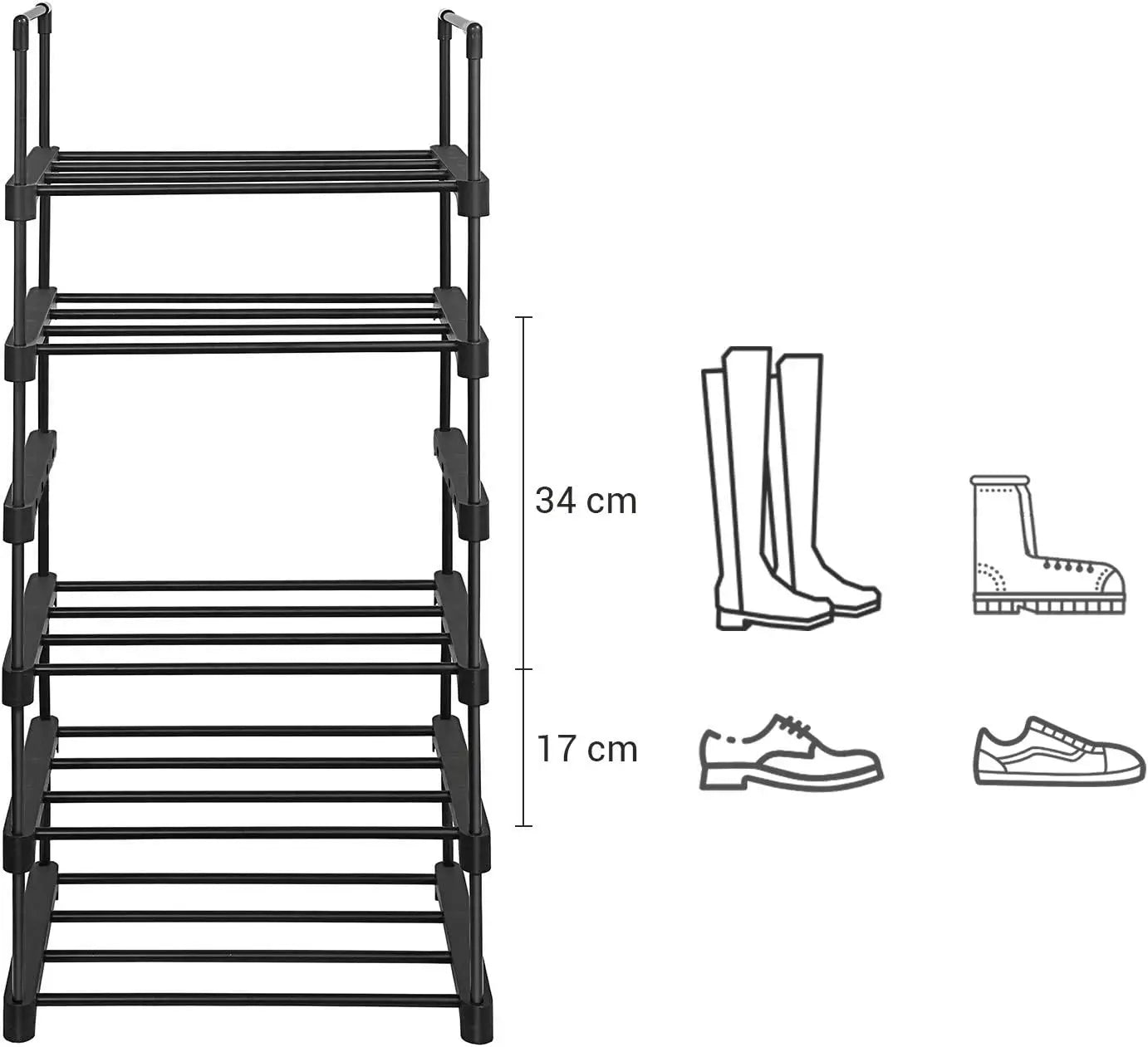 Platzsparendes Schuhregal Wunder MySalvora