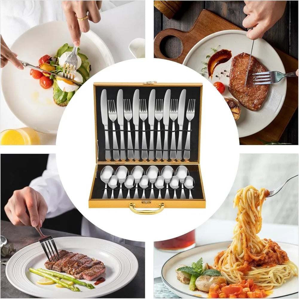 Elegantes Besteckset für Zuhause MySalvora