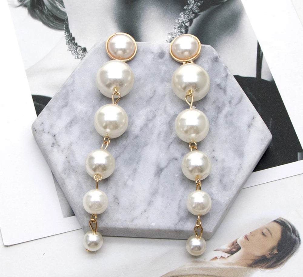 Elegante Perlenohrringe für Damen MySalvora
