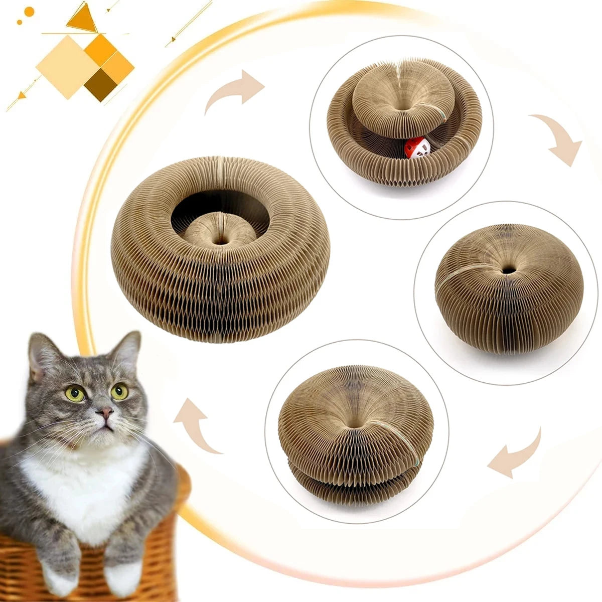Magischer Katzenkratzball MySalvora