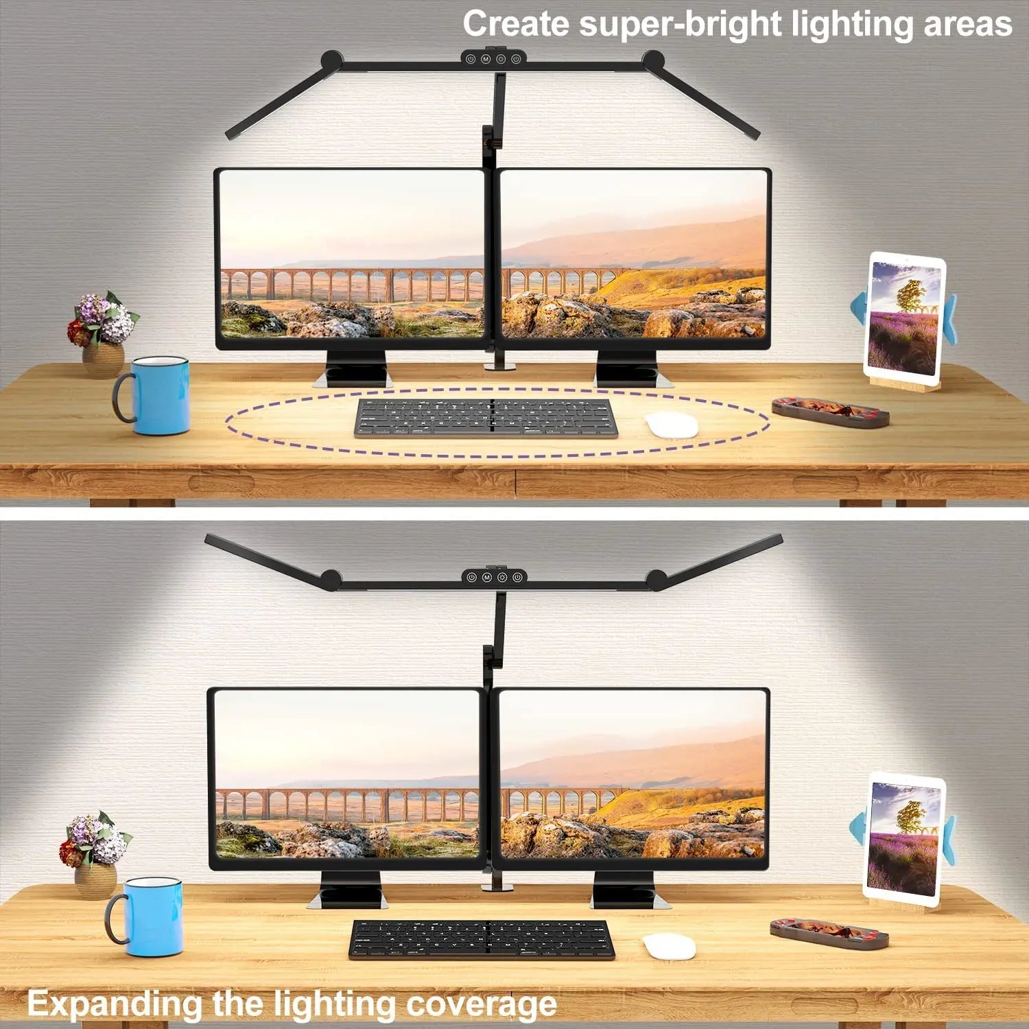 Flexibles LED-Schreibtischlicht MySalvora