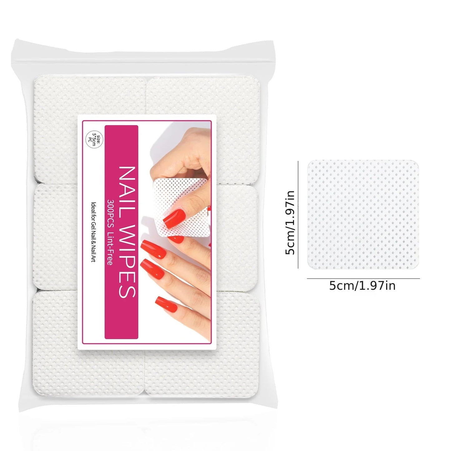 Praktische Nagelreinigungstücher MySalvora
