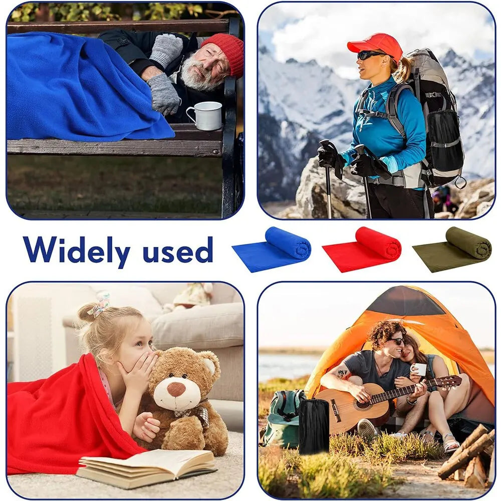 Fleece Schlafsack für Camping MySalvora