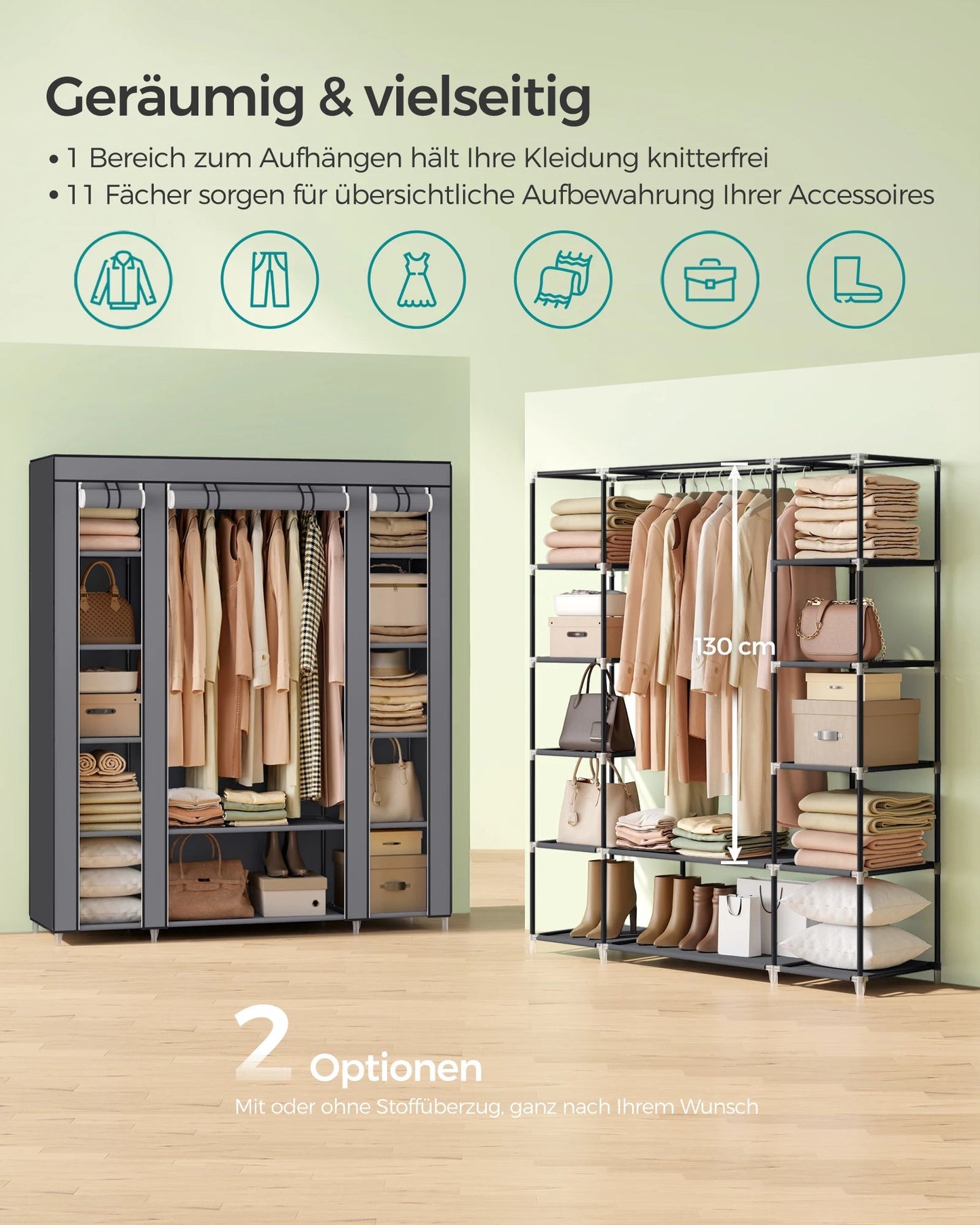 Stoffschrank für Ordnung MySalvora