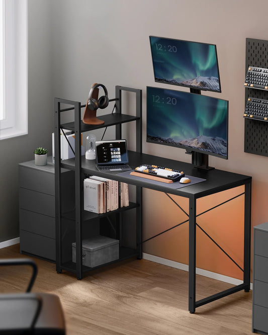 Flexibler Schreibtisch mit Regal MySalvora