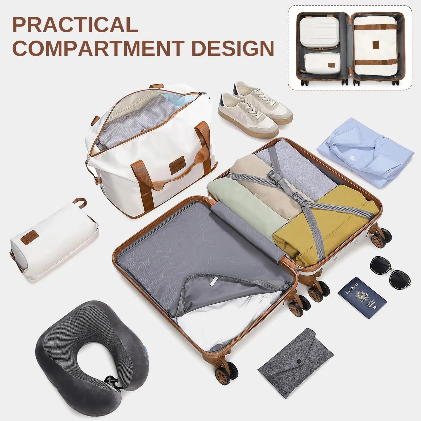 KONO Reisetaschen Set MySalvora