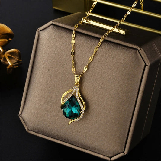 Elegante Kristallhalskette für Damen MySalvora