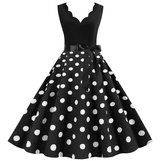 Sommerkleid Retro Punkte MySalvora