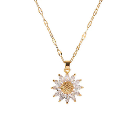 Sonnenblumen Kette für Damen MySalvora