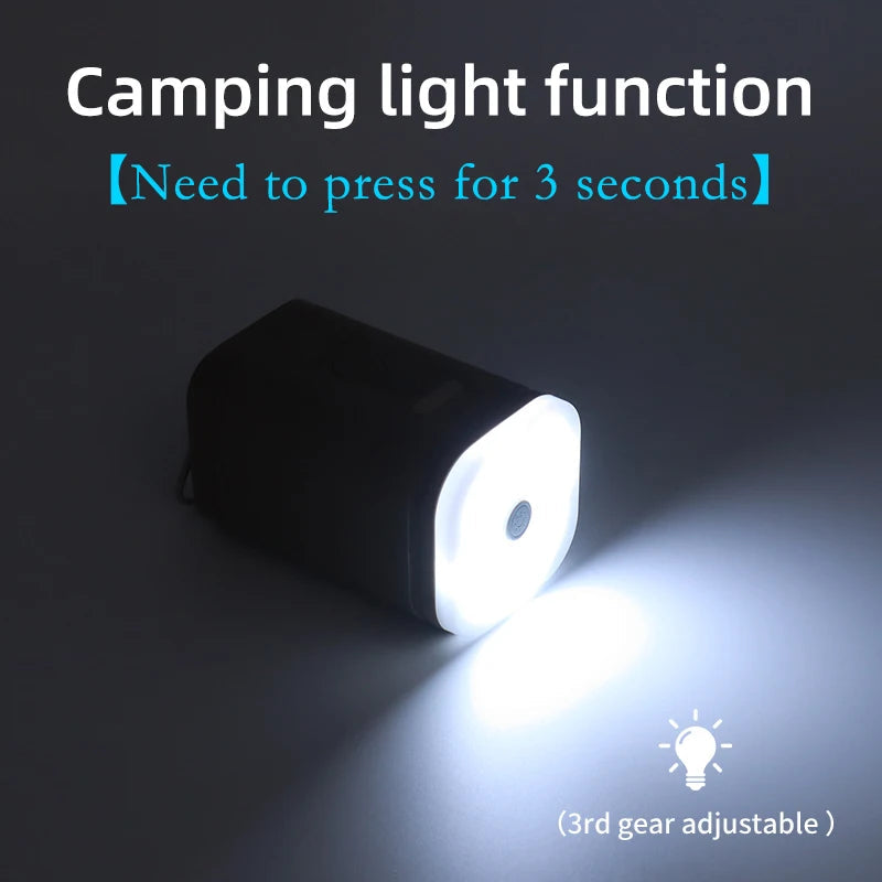 Kompakte Luftpumpe mit Licht MySalvora