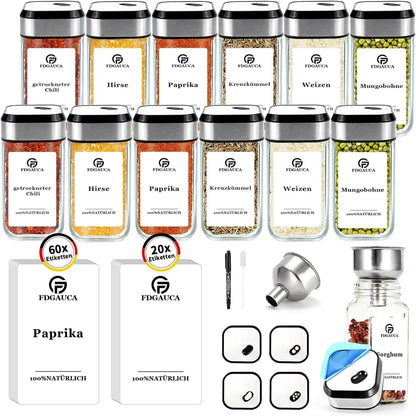 Drehbare Gewürzgläser Set MySalvora