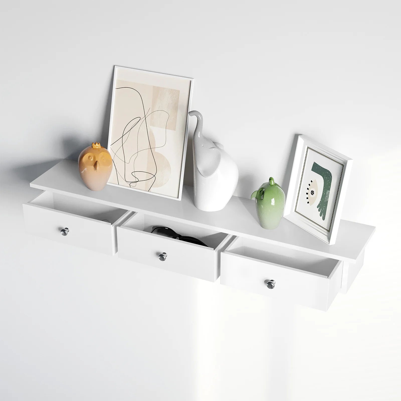Schwebendes Regal mit Schubladen MySalvora