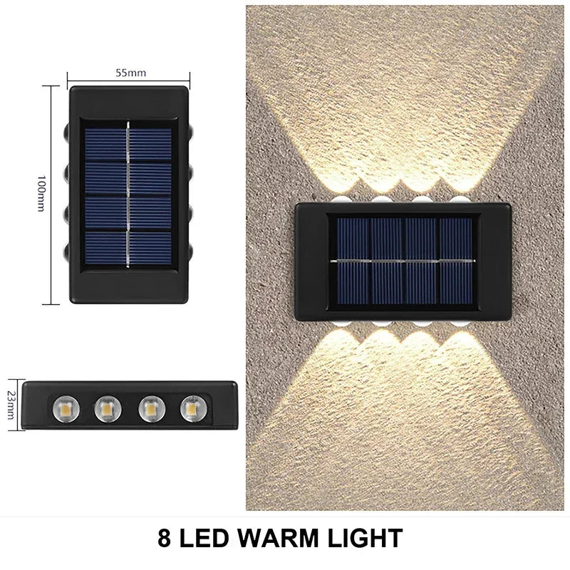 2 Stück Solarleuchte für Garten MySalvora