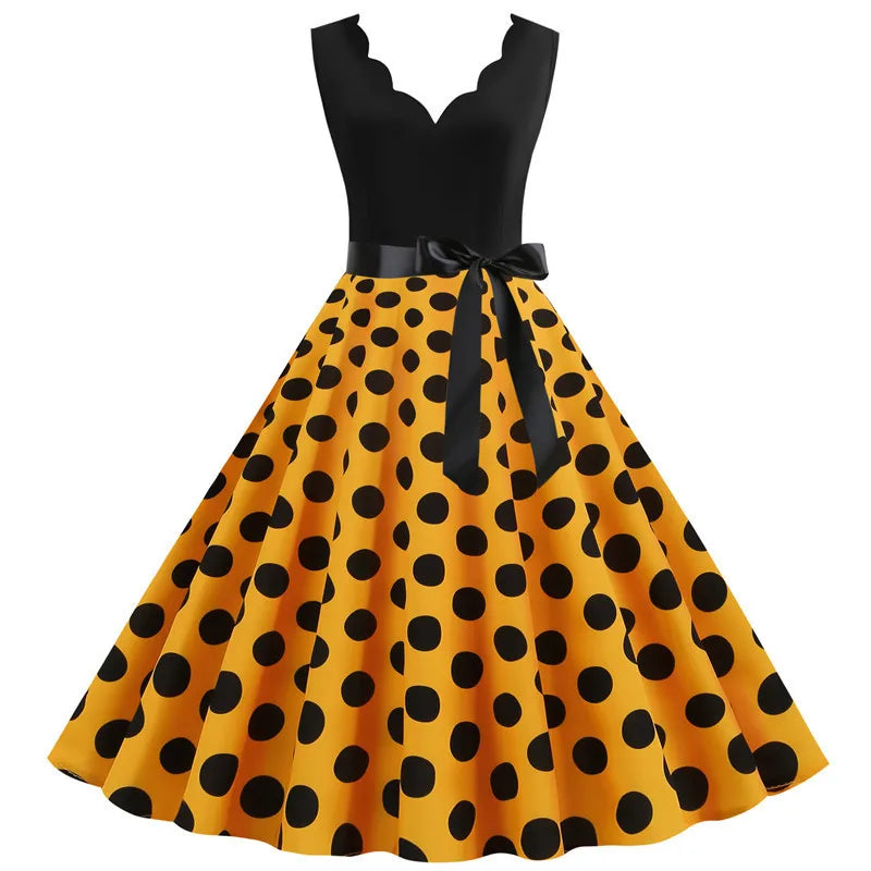 Sommerkleid Retro Punkte MySalvora