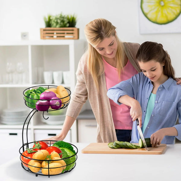 Luxuriöser Obstkorb mit Ständer