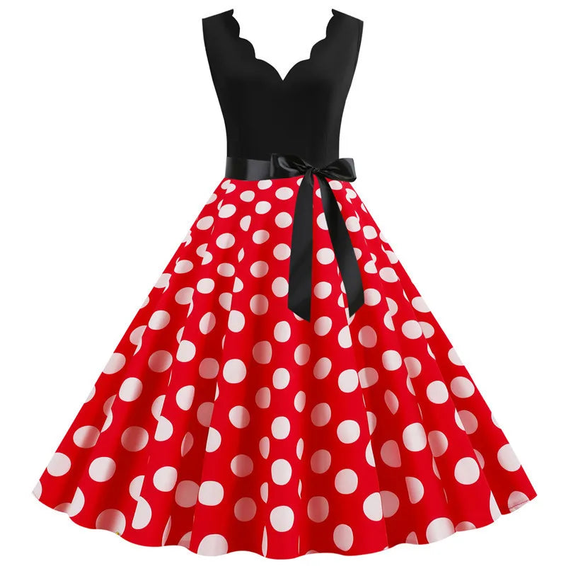 Sommerkleid Retro Punkte MySalvora