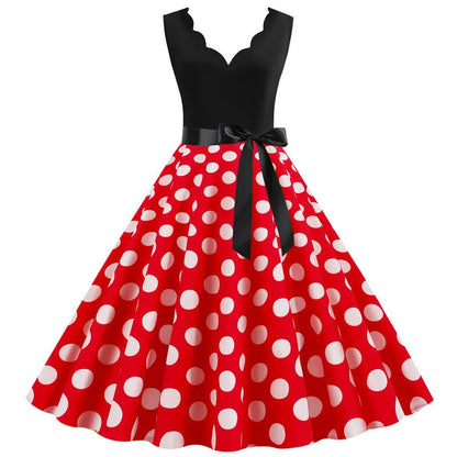 Sommerkleid Retro Punkte MySalvora