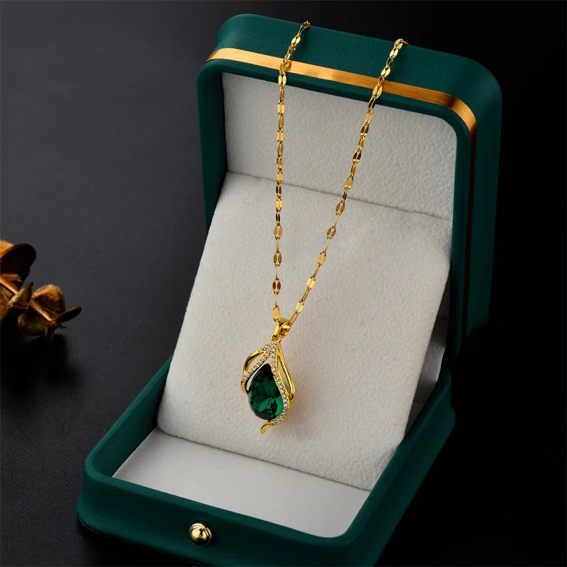 Elegante Kristallhalskette für Damen MySalvora