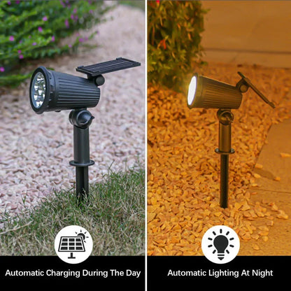 4er-Set Solar-LED-Spotlights – 9 LEDs, wasserdicht, für Garten & Wegbeleuchtung MySalvora
