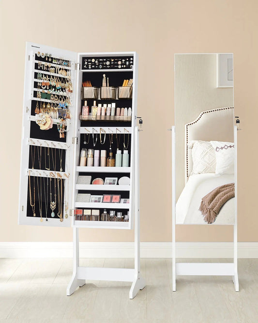 Stilvoller Schmuckschrank mit Spiegel MySalvora