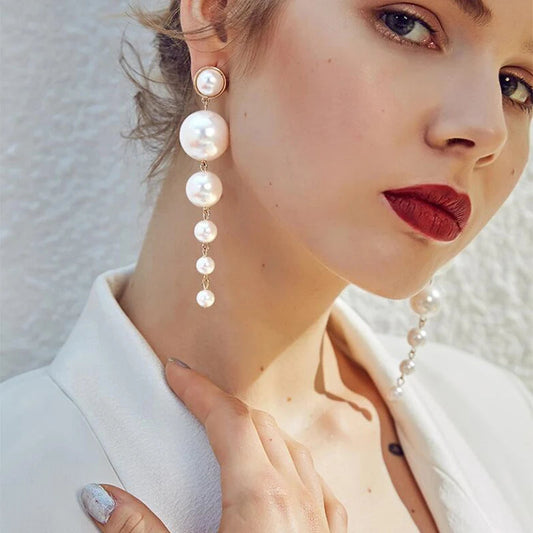 Elegante Perlenohrringe für Damen MySalvora