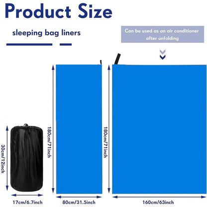 Fleece Schlafsack für Camping MySalvora