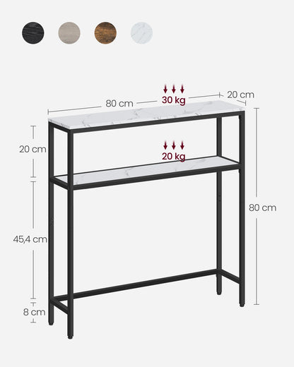 Eleganter Tisch mit Regalen MySalvora