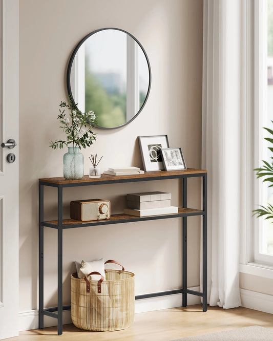 Eleganter Tisch mit Regalen MySalvora