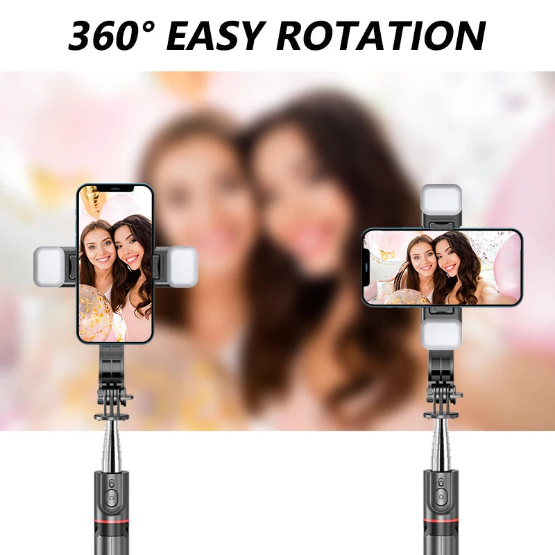 Bluetooth Selfie Stick mit Licht MySalvora