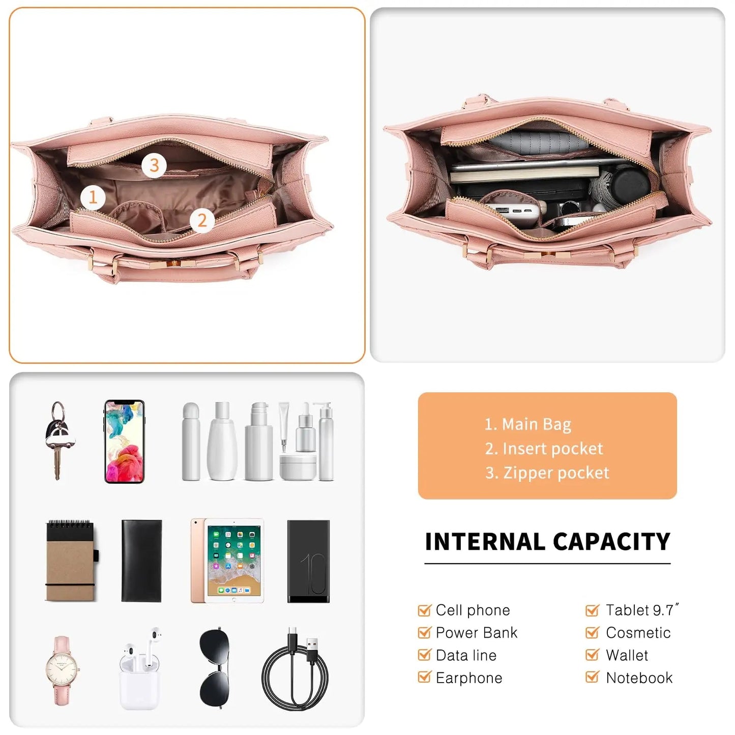 Miss Lulu Elegante Handtasche MySalvora