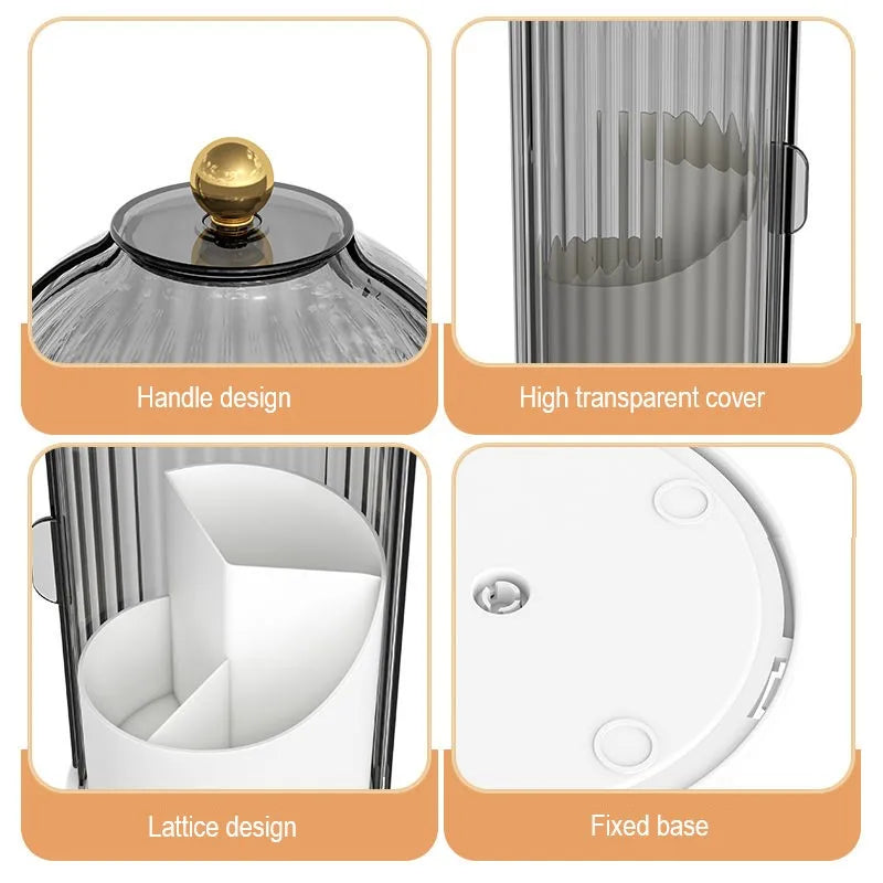 Luxuriöser Schminkorganizer mit Drehfunktion MySalvora