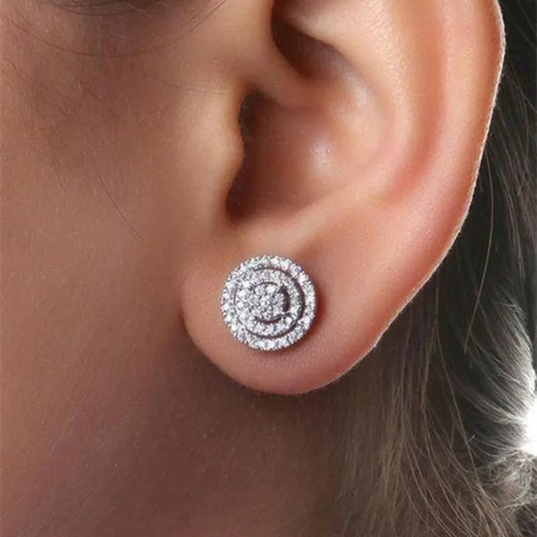 Glänzende Zirkonia Ohrstecker MySalvora