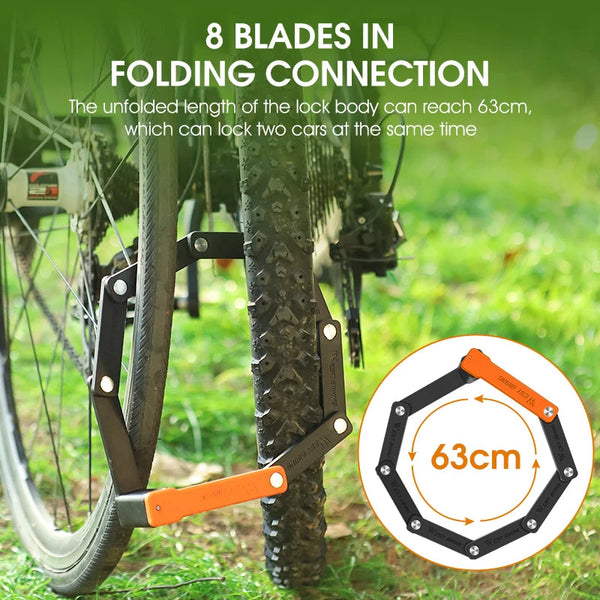 Sicheres Faltbares Fahrradschloss