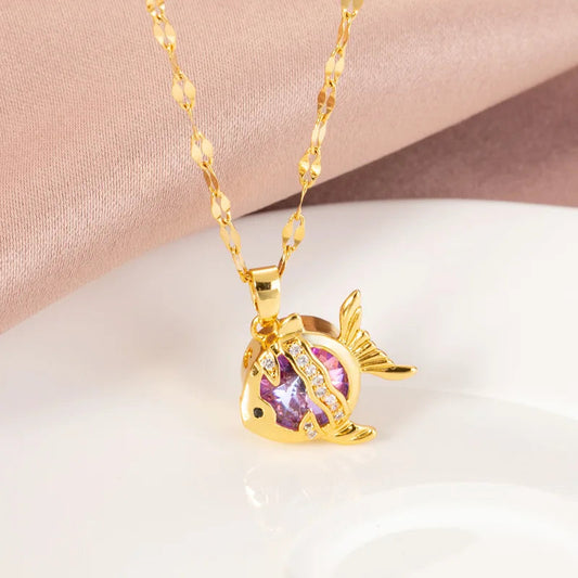 Eleganter Fischanhänger Kette MySalvora