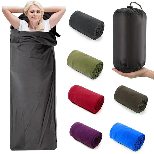 Fleece Schlafsack für Camping MySalvora