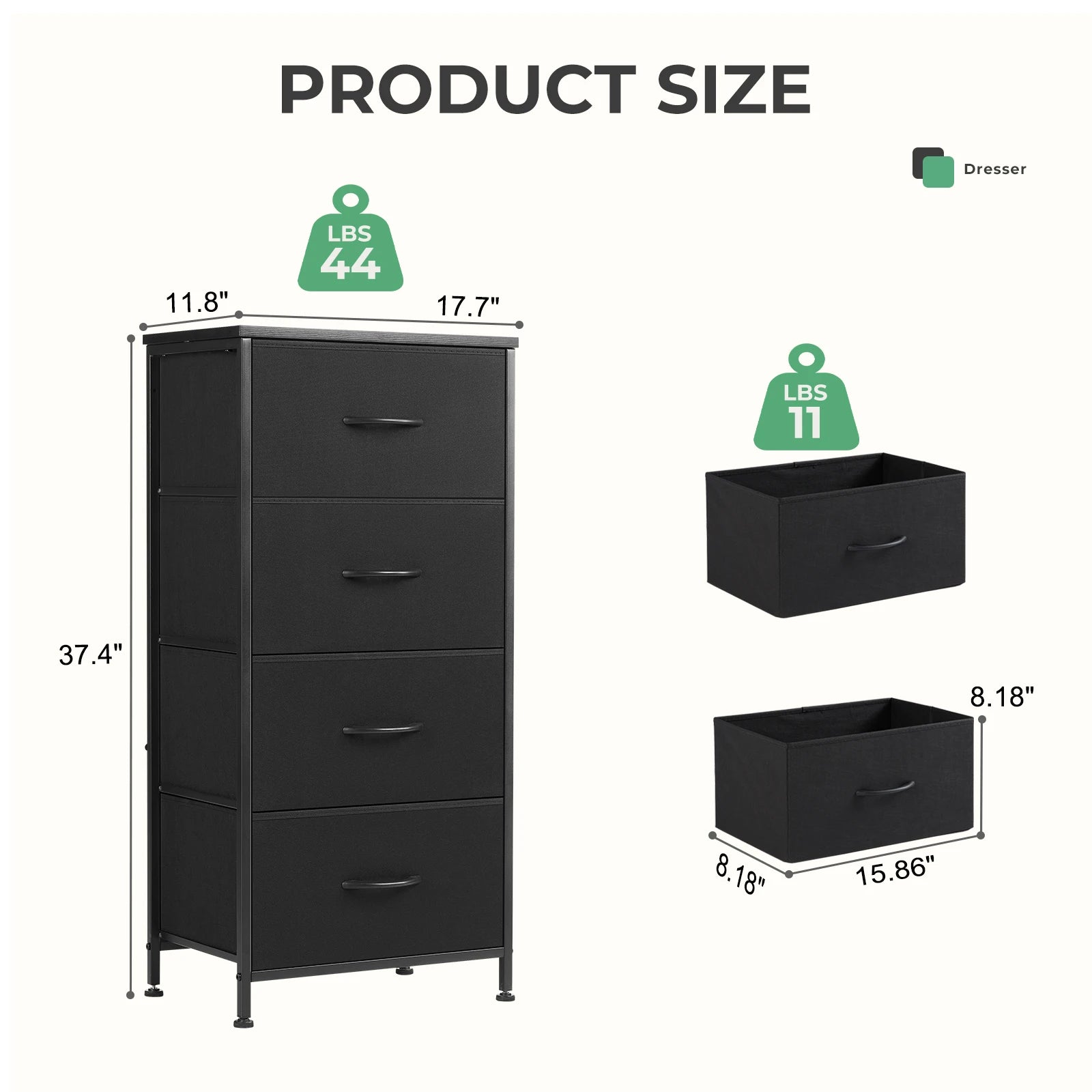 Moderner Stoff-Kleiderschrank MySalvora